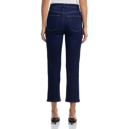Frame Pixie Le Sleek Jeans Fairway Blue High Rise Straight Leg Women's 32