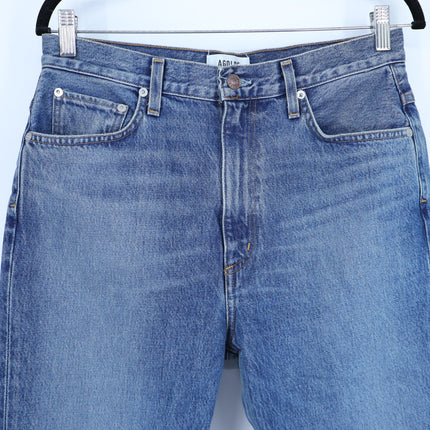 AGOLDE Vintage High Rise Jeans Blue Mid Wash Flare Absolute Zip Fly Women's 29