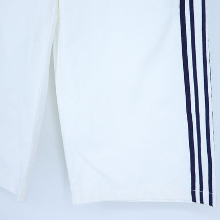 Maeve Gaucho Pants White Side Stripe NWT Cropped Wide Leg High Rise Women's 4