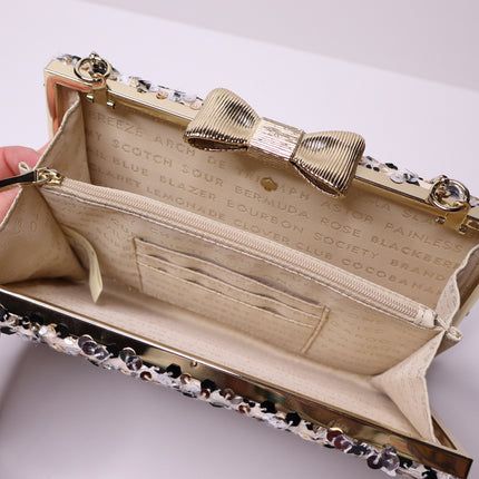 KATE SPADE New York 'All that Glitters' Sequin Emanuelle Clutch in Blush Purse
