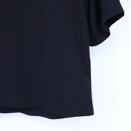 Ripley Rader Ponte Short Sleeve Top Black Boxy Fit Casual Women's 4/US L
