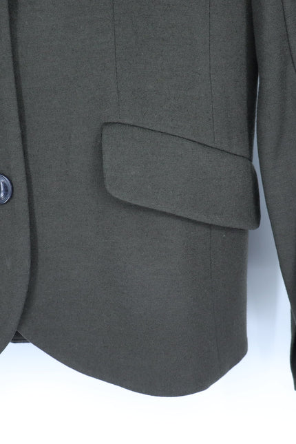 RAG & BONE Slade Wool Blazer Army Green Long Sleeve 4-Pocket Women's 8