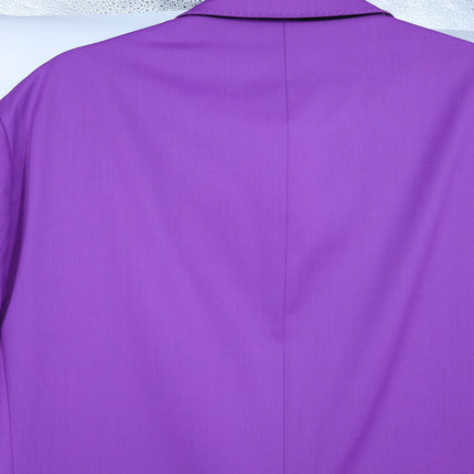 MACEOO Blazer Descartes Resistance10 Purple Wool Single Breasted Men's 46/XL