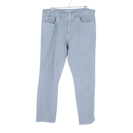 7Diamonds Generation 5-Pocket Pants Grey Slim Straight Cotton Men's 36X30
