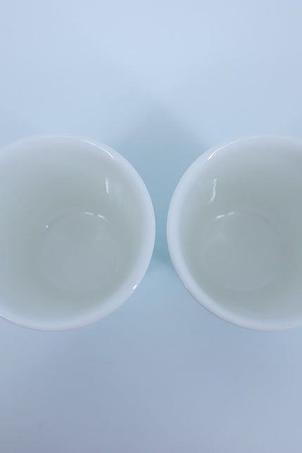 TIFFANY & CO Coffee Cups Blue Bone China Set of 2