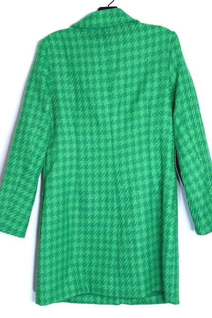 POMANDER PLACE NWT Tweed Stacie Dress Emerald Green Long Sleeve Women's M