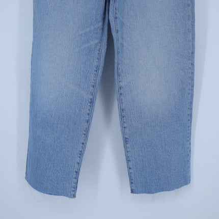 Madewell Perfect Vintage Jeans Blue NWT Altoona Wash Wide Leg Crop Women's 25