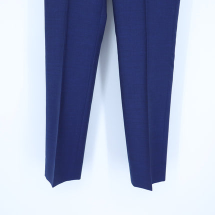 John Varvatos Bleecker Dress Pants Navy Wool Slim Flat Front Men's 36S/29S