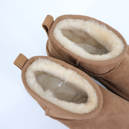 UGG Classic Ultra Mini Ankle Boot Chestnut NIB Sheepskin Winter Boot Women's 10