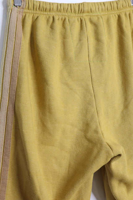 AVIATOR NATION Stripe Sweatpants Jogger Honey Mustard Pull On Women's M