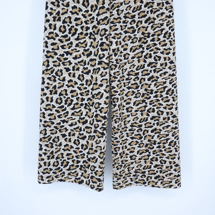 Maeve The Ettie Wide Leg Jeans Leopard Edition Crop High Rise Women's 25
