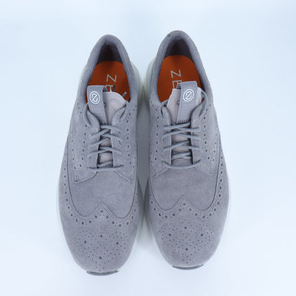 Cole Haan Zerogrand Changepace Sneaker Gray Quiet Shade Wingtip Lace Up Men's 11