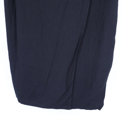 House of Harlow 1960 x Revolve Midi Wrap Skirt Black NWT Side Tie Women's XS