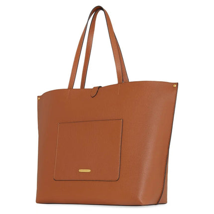Rebecca Minkoff Megan Tote Caramello Tan Leather Antique Brass Large Bag