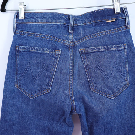 MOTHER The Tomcat Straight Ankle Jeans Rugby Rodeo Blue Women's 25