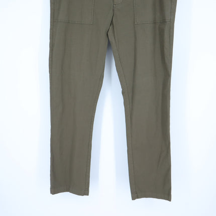 Adriano Goldschmied Wells Cargo Jeans Olive Green Mid Rise Relaxed Men's 34