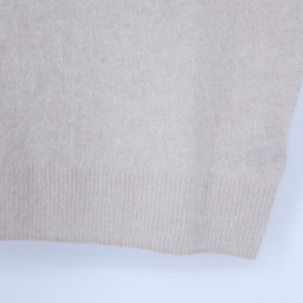 J. Crew 100% Cashmere Turtleneck Sweater Shell Heathered Linen NWT Women's L