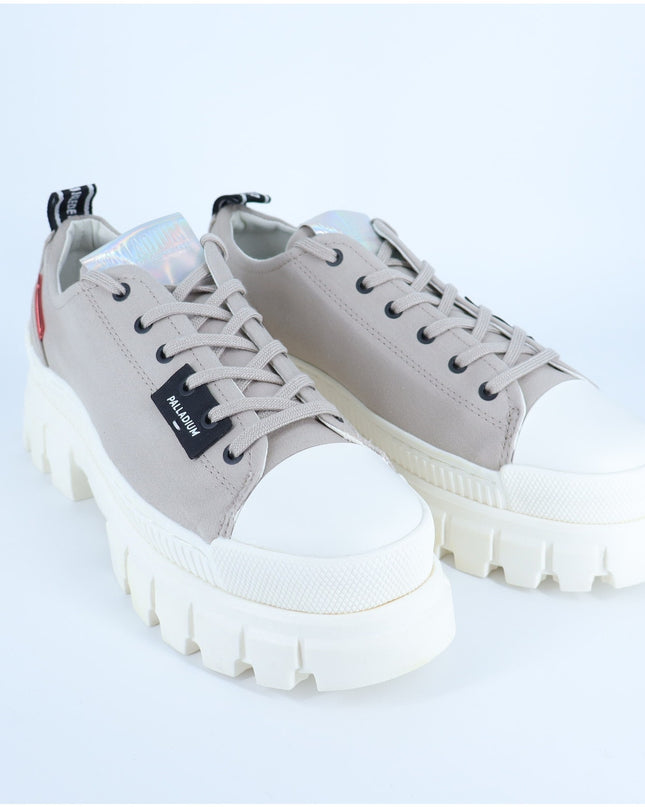 Palladium Revolt LO TX Platform Sneakers Taupe String NIB Lace Up Women's 10