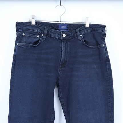 Citizens of Humanity The Elijah Jeans Dark Wash Blue Straight Leg Men's 35