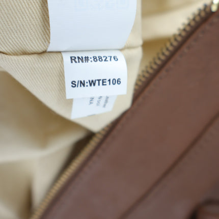 UGG Bailey Tote Bag Chestnut Brown Shearling Suede Leather Shoulder Bag