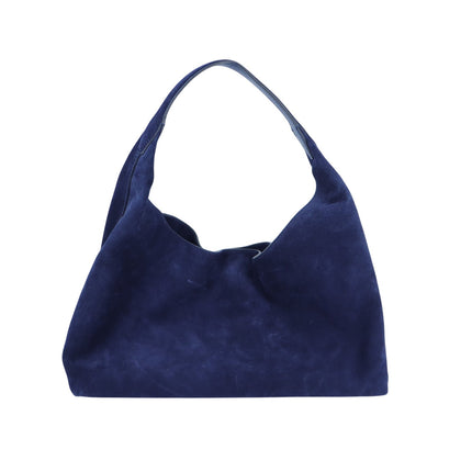Madewell The Mylie Shoulder Bag Midnight Navy NWT Suede Slouchy Hobo Bag