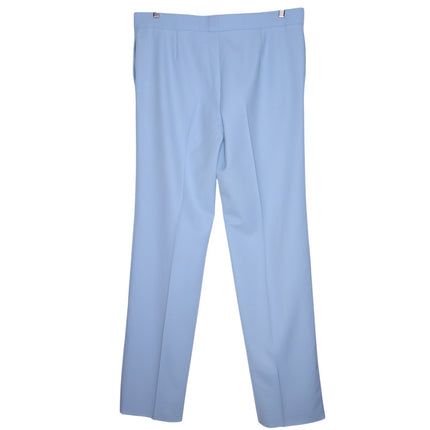 STELLA MCCARTNEY Wool Straight Leg Pants NWT Mineral Blue Women's 50/14