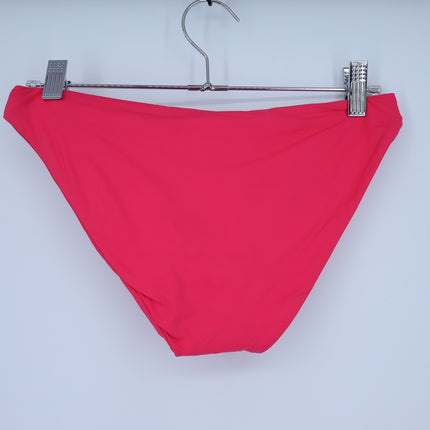 L*Space Camacho Bikini Bottom Pink Bougainvillea Full Cut Swimwear Women's S