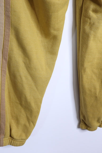 AVIATOR NATION Stripe Sweatpants Jogger Honey Mustard Pull On Women's M