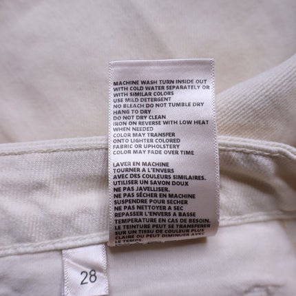 L'AGENCE Milana Stovepipe Straight Jeans NWT French Vanilla Low Rise Women's 28
