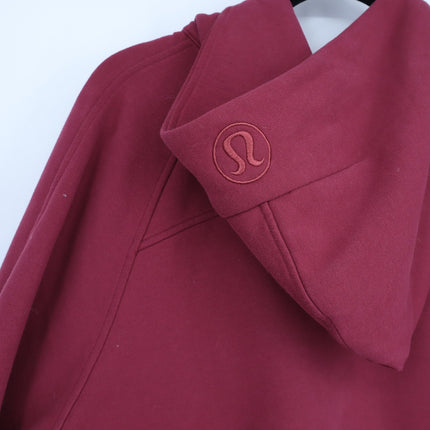 LULULEMON Oversized Scuba Hoodie Mulled Wine Half Zip Sweatshirt Women's XL/XXL