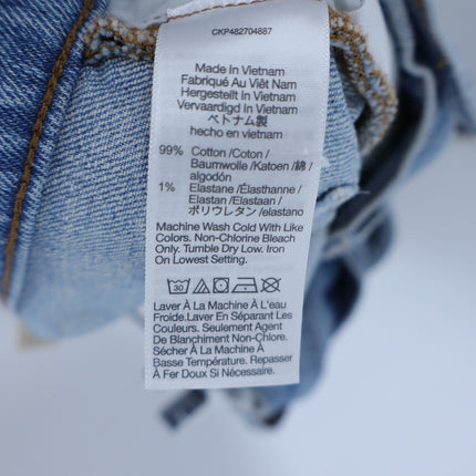 Madewell Perfect Vintage Jeans Blue NWT Altoona Wash Wide Leg Crop Women's 25