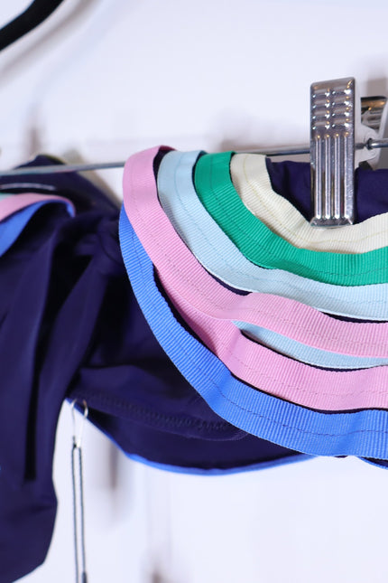 PAPER LONDON NWT Tahiti Bikini Top Blue Tide of Your Life Multicolor Women's XS