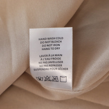 Elevenses Lunar Pleated Midi Dress Metallic Champagne Silver NWT Women's 0