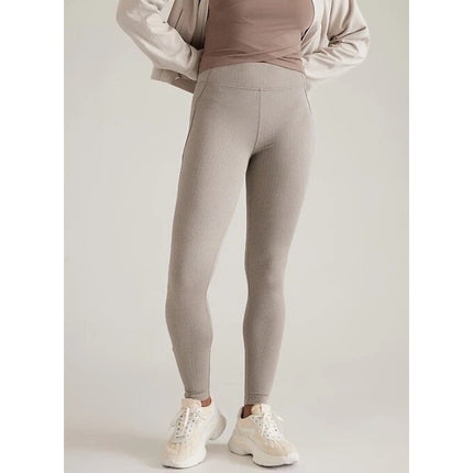 ATHLETA NWT Delancey Skyline Tight Legging Herringbone Grey Texture Women's XS