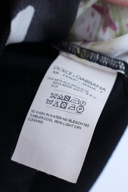 DOLCE & GABBANA Lily Silk Tank Black MSRP $995 Sleeveless Women's 44/US 8