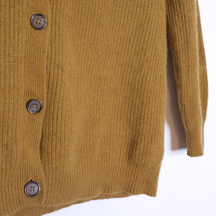 JENNI KAYNE 100% Cashmere Cocoon Cardigan Bronze Long Sleeve Women's S
