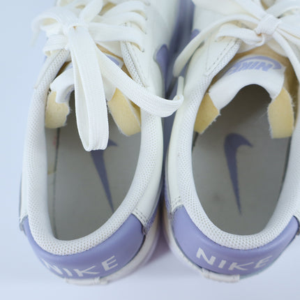 Nike Blazer Low Platform Sneakers White Lilac Suede Leather Lace Up Women's 7