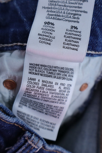 MOTHER The Tomcat Straight Ankle Jeans Rugby Rodeo Blue Women's 25