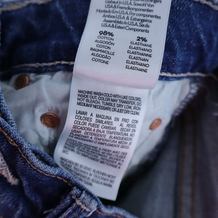 MOTHER The Tomcat Straight Ankle Jeans Rugby Rodeo Blue Women's 25
