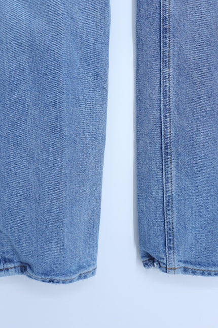 AGOLDE Willow Mid Rise Jean Torch Blue Slim Crop Light Wash Ankle Cut Women's 24