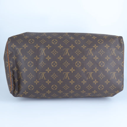 Louis Vuitton VTG 1995 Speedy 40 Handbag Brown Coated Canvas Monogram Travel Bag