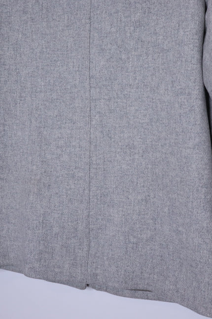 J. CREW Chateau Parka Italian Wool Stadium Cloth Heather Dusk Gray Women's 4