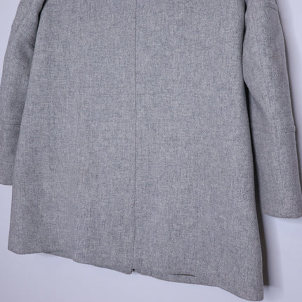 J. CREW Chateau Parka Italian Wool Stadium Cloth Heather Dusk Gray Women's 4