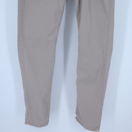 Mavi Marcus Slim Straight Leg Pants Khaki Tan Pewter Luxe Twill Men's 32/32