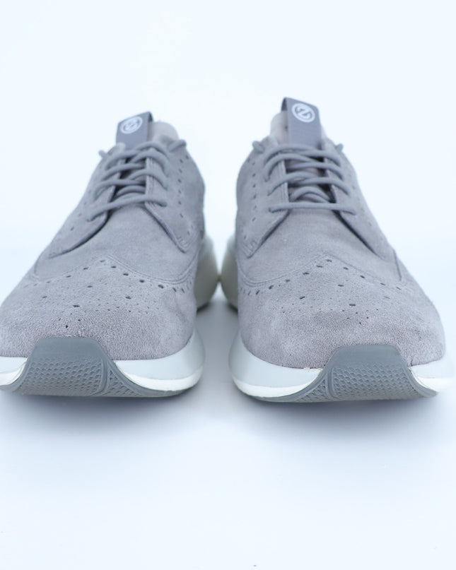 Cole Haan Zerogrand Changepace Sneaker Gray Quiet Shade Wingtip Lace Up Men's 11