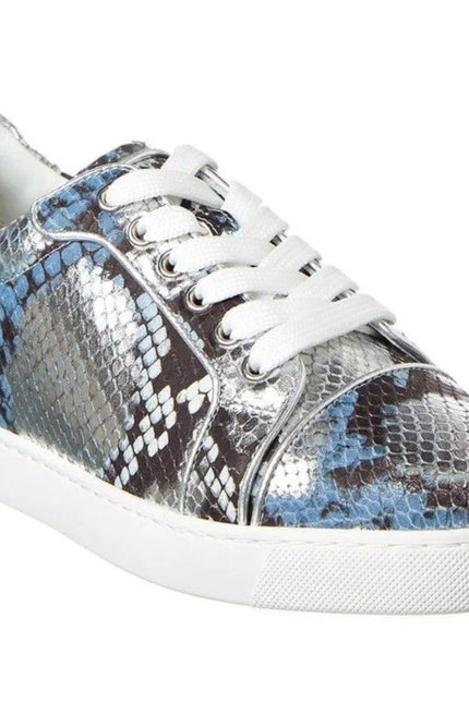 CHRISTIAN LOUBOUTIN Fun Vieira Orlato Sneaker Amazonia Silver Women's 36/US 6