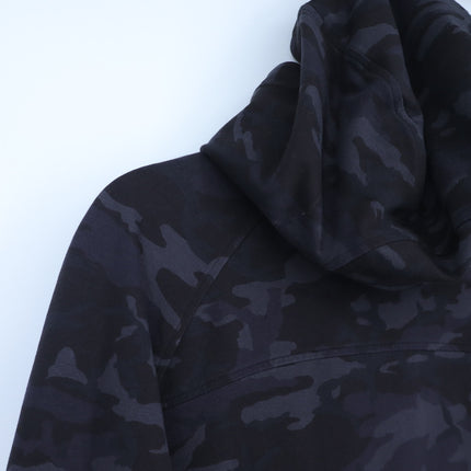 Lululemon Scuba Hoodie Pullover Incognito Camo Multi Grey French Terry Women's 6