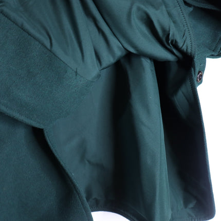 ANN TAYLOR Buttoned Trench Cape NWT Dark Green Wool Blend Women's MP