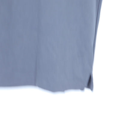 Travis Mathew Coto Performance Golf Polo Gray Chest Stripe Short Sleeve Men's S