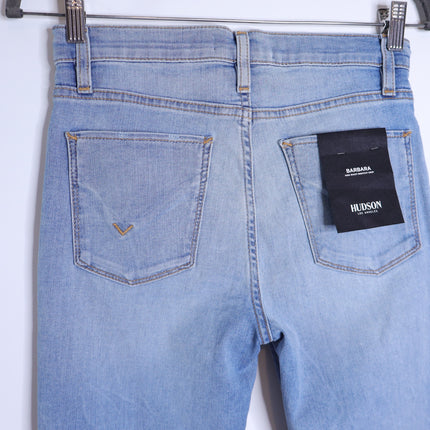 HUDSON NWT Barbara Crop Jeans Boot Cut Lightless Blue Wash High Rise Women's 26